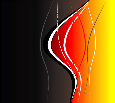 Busines Fantasy background curves compositionのイラスト素材