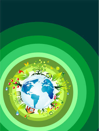  Abstract Environmental Earth concept backgroundのイラスト素材
