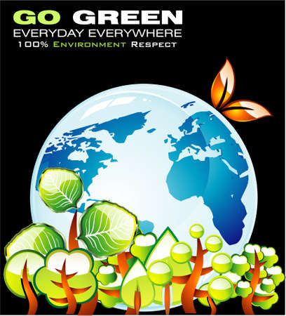  Abstract Environmental Earth concept backgroundのイラスト素材