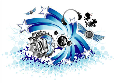 Alternative Disco Flyerのイラスト素材