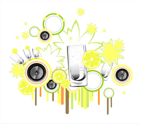 Alternative Disco Flyerのイラスト素材