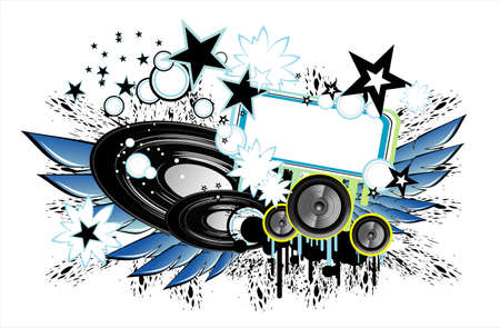 Colorful disco fantasy frame background

のイラスト素材