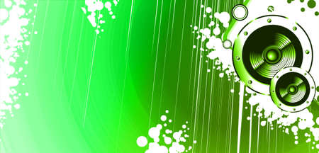Abstract Music speakers frame grunge styleの写真素材