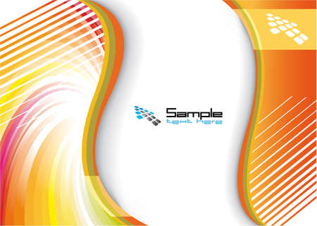 Abstract Rainbow Background for Business Brochure or Coverのイラスト素材