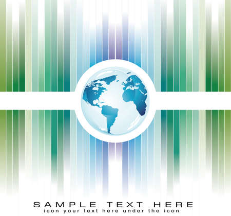 Go Green Global Nature Safety Background for  Eco Flyers Projectのイラスト素材