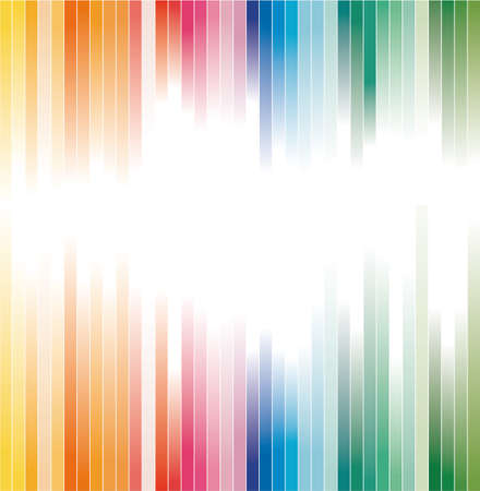 Abstract Rainbow Colours Striped background for Brochure or Flyersのイラスト素材