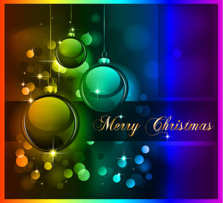 Elegant Christmas Backgruond with Golden detailsのイラスト素材