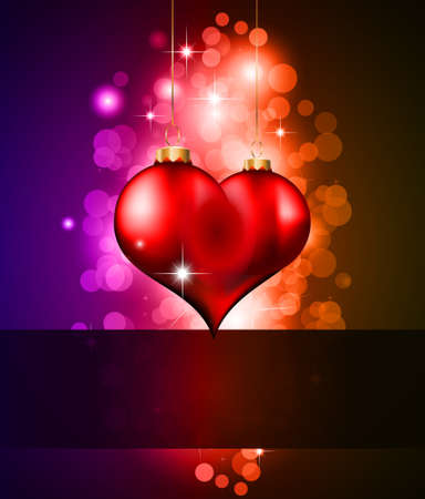 Abstract Colorful Background For Valentine's day Flyerのイラスト素材