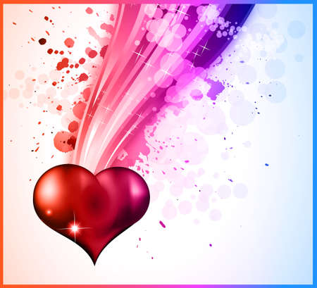 Abstract DISCO Background For Valentine's day Flyerのイラスト素材