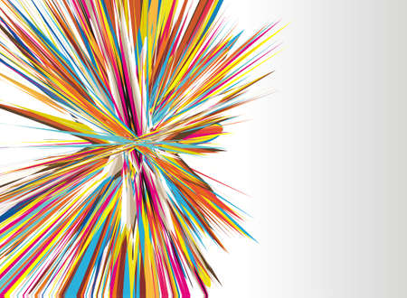 Amazing Rainbow Stars Background for Business Stylish Flyersのイラスト素材