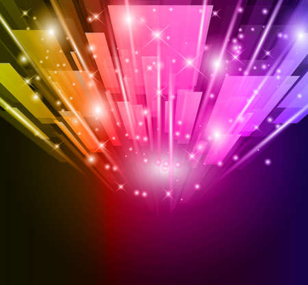 Abstract Glow of lights for Business or Corporate Flyers background.のイラスト素材