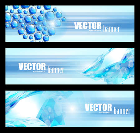 3 business abstract banner for web usageのイラスト素材