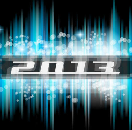 Hight Tech 2013 new year celebration poster. Ideal for club flyer or party invitation backgrounds.のイラスト素材