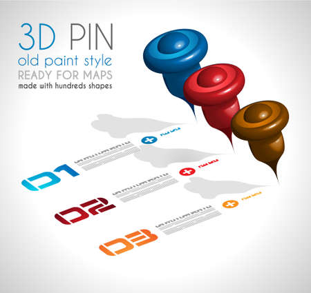 Infographic design template with paper tags. Ideal to display information, ranking and statistics with orginal and modern style.のイラスト素材