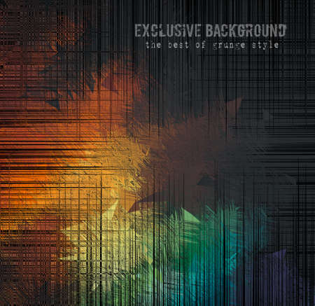 Sophisticated abstract grunge background for your hipster cover projects.のイラスト素材