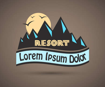 Abstract Design Elements for you personal project. Flat modern style and clear colours.のイラスト素材