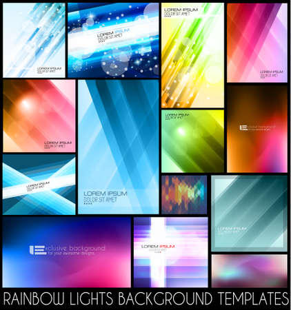Abstract background templates for your colorful flyers or business cards.のイラスト素材