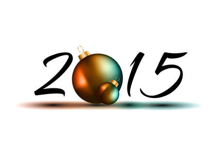 Merry Christmas and Happy New Year Background with holiday themed design elements and background.のイラスト素材