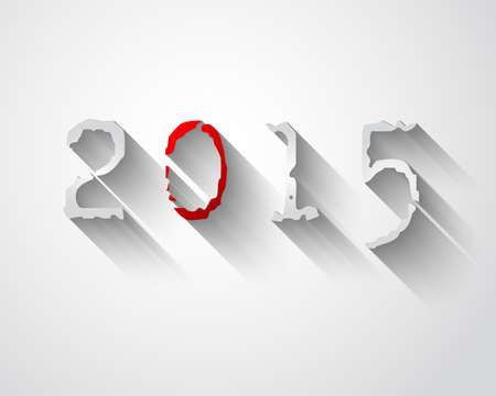 2015 New year original modern background template for invitations, seasonal cards, event posters, new year backgronds and so on.のイラスト素材