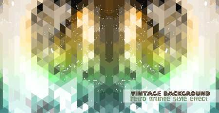 Vintage RetroDesign flyer template. Abstract background to use for music event posters ,album covers or hipster backgrounds.のイラスト素材