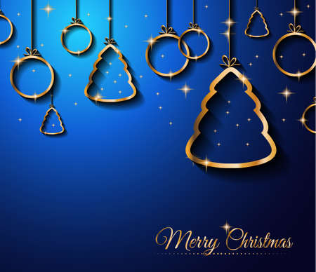 Merry Christmas backgroundのイラスト素材