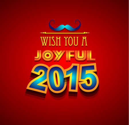 2015 New Year and Happy Christmas background for your flyers, invitation, party posters, greetings card, brochure cover or generic banners.のイラスト素材