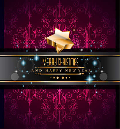 2015 New Year and Happy Christmas background for your flyers, invitation, party posters, greetings card, brochure cover or generic banners.のイラスト素材