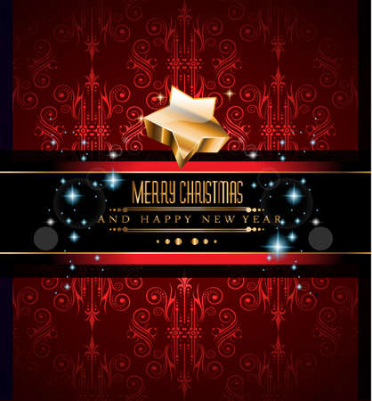 2015 New Year and Happy Christmas background for your flyers, invitation, party posters, greetings card, brochure cover or generic banners.のイラスト素材
