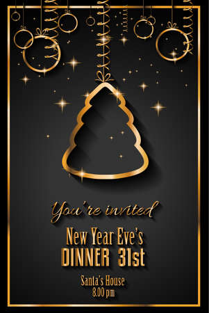 2015 New Year and Happy Christmas background for your flyers, invitation, party posters, greetings card, brochure cover or generic banners.のイラスト素材