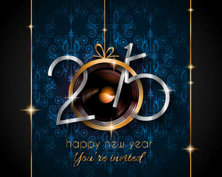 2015 New Year and Happy Christmas background for your flyers, invitation, party posters, greetings...