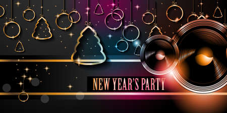 2015 New Year and Happy Christmas background for your flyers, invitation, party posters, greetings card, brochure cover or generic banners.のイラスト素材
