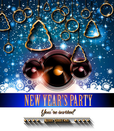 2015 New Year and Happy Christmas background for your flyers, invitation, party posters, greetings card, brochure cover or generic banners.のイラスト素材