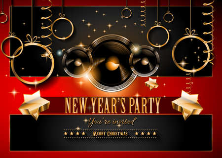 2015 New Year and Happy Christmas background for your flyers, invitation, party posters, greetings card, brochure cover or generic banners.のイラスト素材