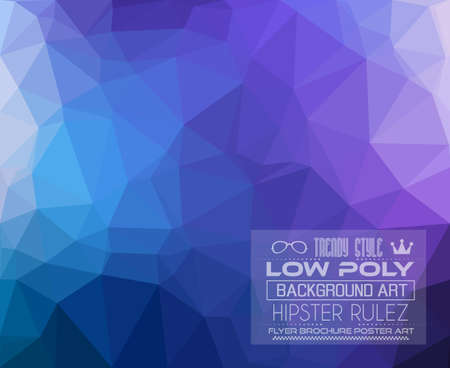 Low Poly trangular trendy hipster background for your retro flyer, stylish brochure, poster background and vintage applications.のイラスト素材