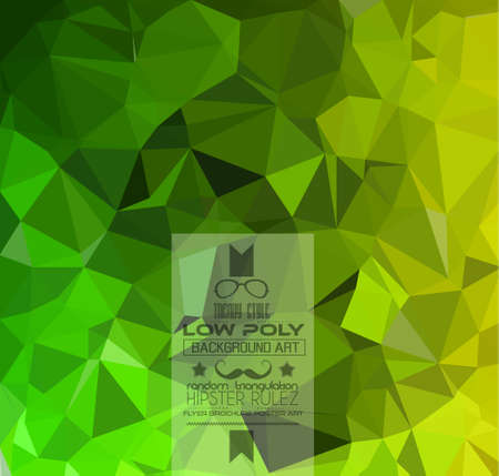 Low Poly trangular trendy hipster background for your retro flyer, stylish brochure, poster background and vintage applications.のイラスト素材