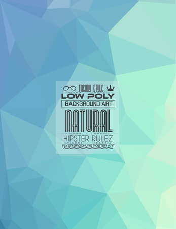 Low Poly trangular trendy Art background for your polygonal flyer, stylish brochure, poster background and fresh applications.のイラスト素材