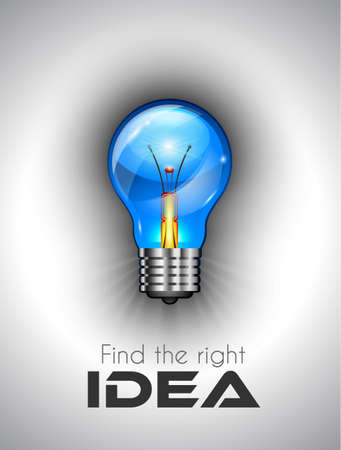 Idea high quality lamp Icon to use for branstorming concept, ideas finding rules, strategy planifications and so onのイラスト素材