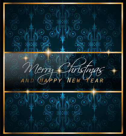 2016 New Year and Happy Christmas background for your flyers, invitation, party posters, greetings card, brochure cover or generic banners.のイラスト素材