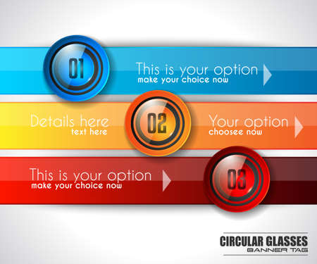 Infographic Abstract template with multiple choices glass buttons with shiny effect. Ideal for marketing and printed material, product classifications, ranking, business solutionsのイラスト素材
