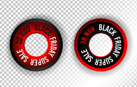 Black Friday Super Sale promotional Stick banners for your flyer, marketing posters, promotional materials and printed flyersのイラスト素材