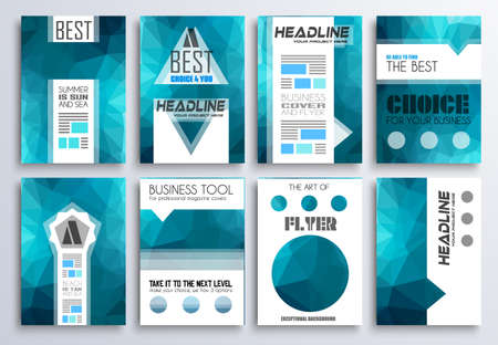 Brochure template, Flyer Design and Depliant Cover for business presentation and magazine covers.のイラスト素材