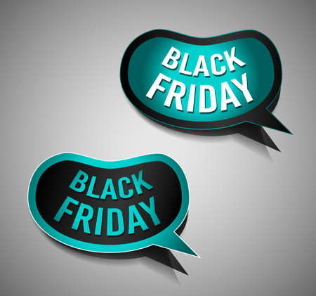 Black Friday Super Sale promotional Stick banners for your flyer, marketing posters, promotional materials and printed flyersのイラスト素材
