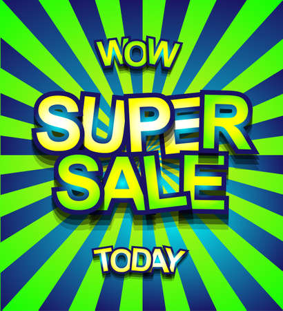 Super Sale Today background for your promotional posters, advertising shopping flyers, discount banners, clearence sales event, seasonal promotions and so on.のイラスト素材