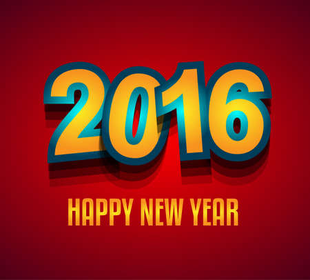 2016 Happy New Year and Merry Christmas Background for your seasonal wallpapers, greetings card, dinner invitations, pary flyers, covers and so on.のイラスト素材