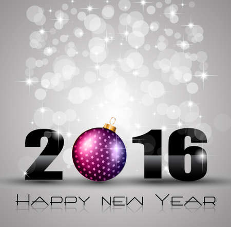 2016 Merry Christmas and Happy New Year Background for Seasonal Greetings Cards, Parties Flyer, Dineer Event Invitations, Xmas Cards and sp on.のイラスト素材