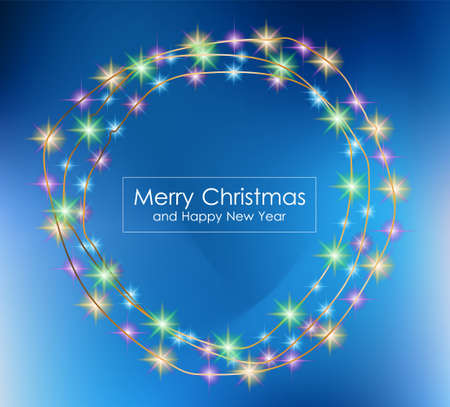 2016 Merry Christmas and Happy New Year Background for Seasonal Greetings Cards, Parties Flyer, Dineer Event Invitations, Xmas Cards and sp on.のイラスト素材