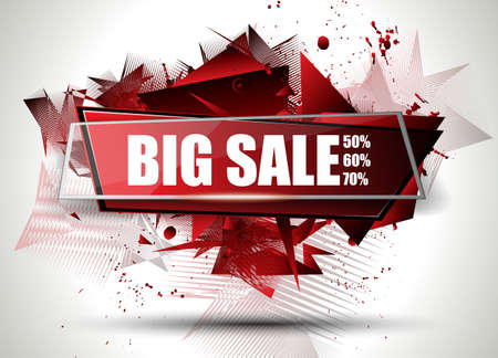 Big Sale Best Discoount in time web banner for shop sales tag, poster for advertisement, sales flyer, black friday and web promotion materials.のイラスト素材