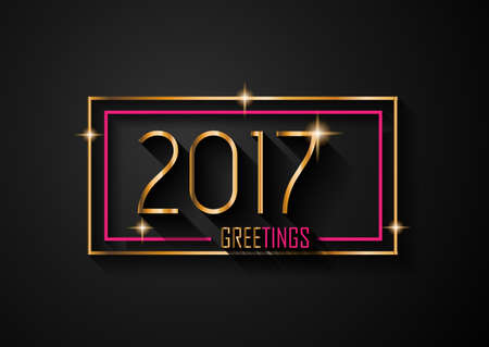 2017 Happy New Year Background for your Seasonal Flyers and Greetings Card or Christmas themed...