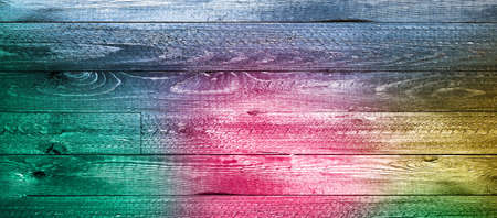 Natural Dark Wooden background. Old dirty wood tables or parquet with knots and holes and aged...