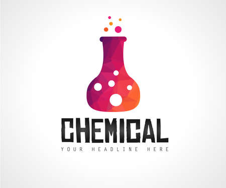 Creative Chemical Colorful  Logo design for brand identity, company profile or corporate logos with clean elegant and modern style.のイラスト素材